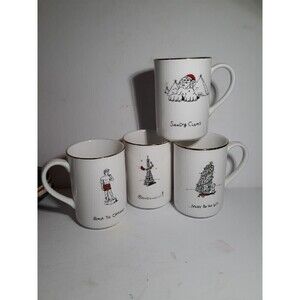 Merry Masterpieces 1999 Christmas cups